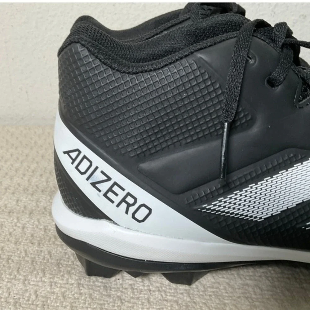 Adidas Adizero Afterburner 9 Mens‎ Football Cleats Black White IF5102 Size 13